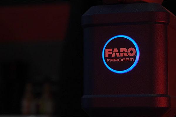 A FARO Arm 3D scanner for inspecting large tooling and flight hardware for the aerospace, defense, and space industry