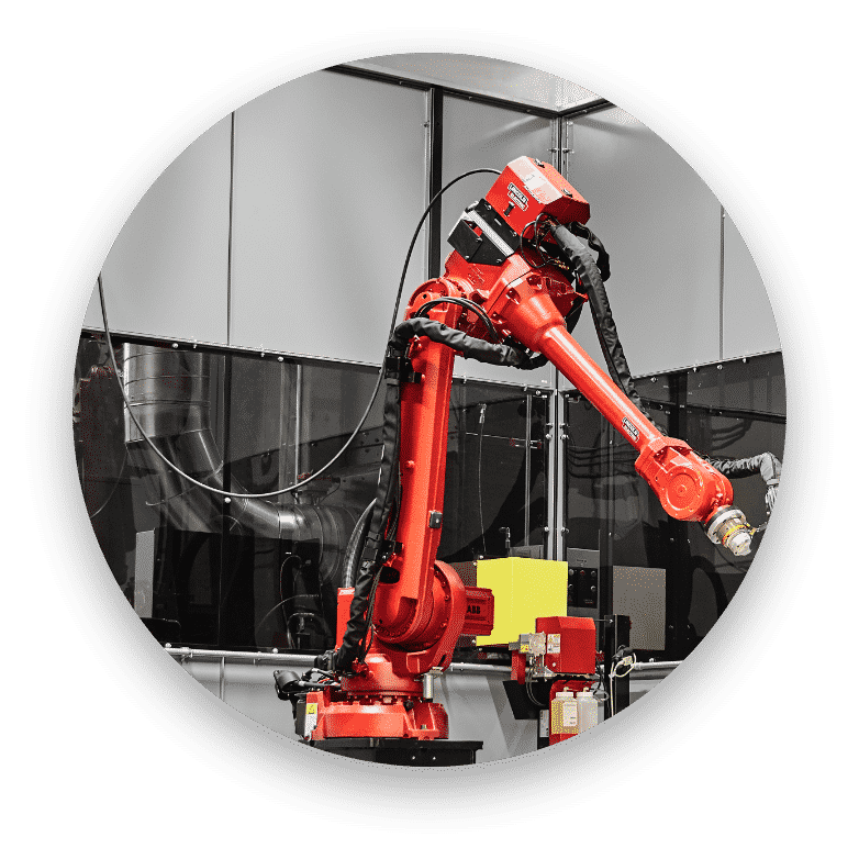 A robotic cell for large-scale 3D metal printing services
