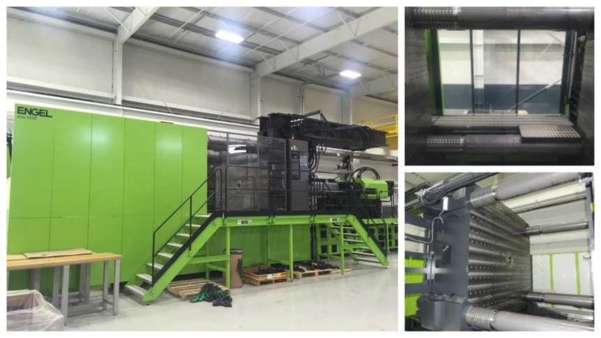 An Engel Duo 23050/3500 US 3,500-ton press
