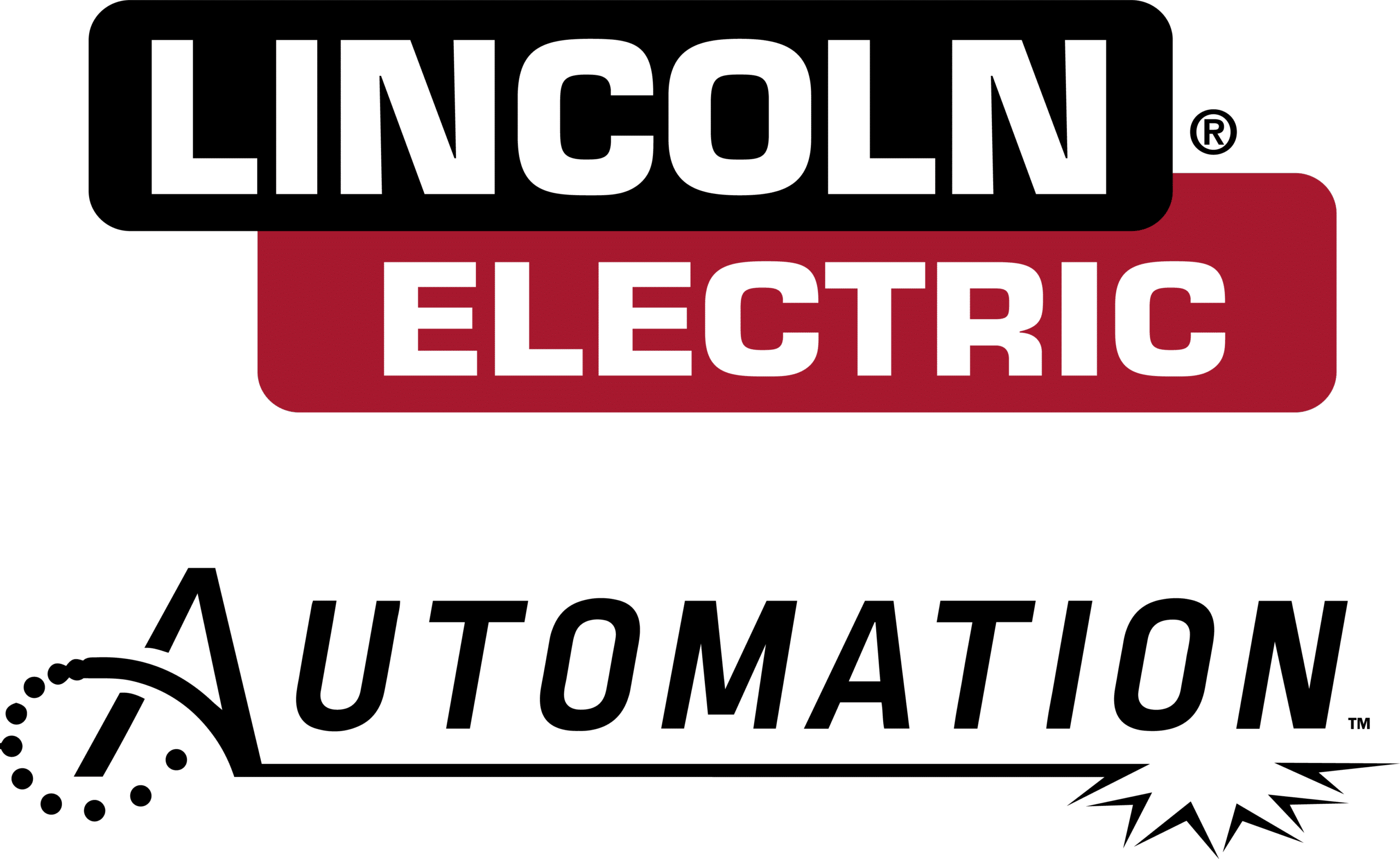 The Lincoln Electric Automation logo in black, red, and white