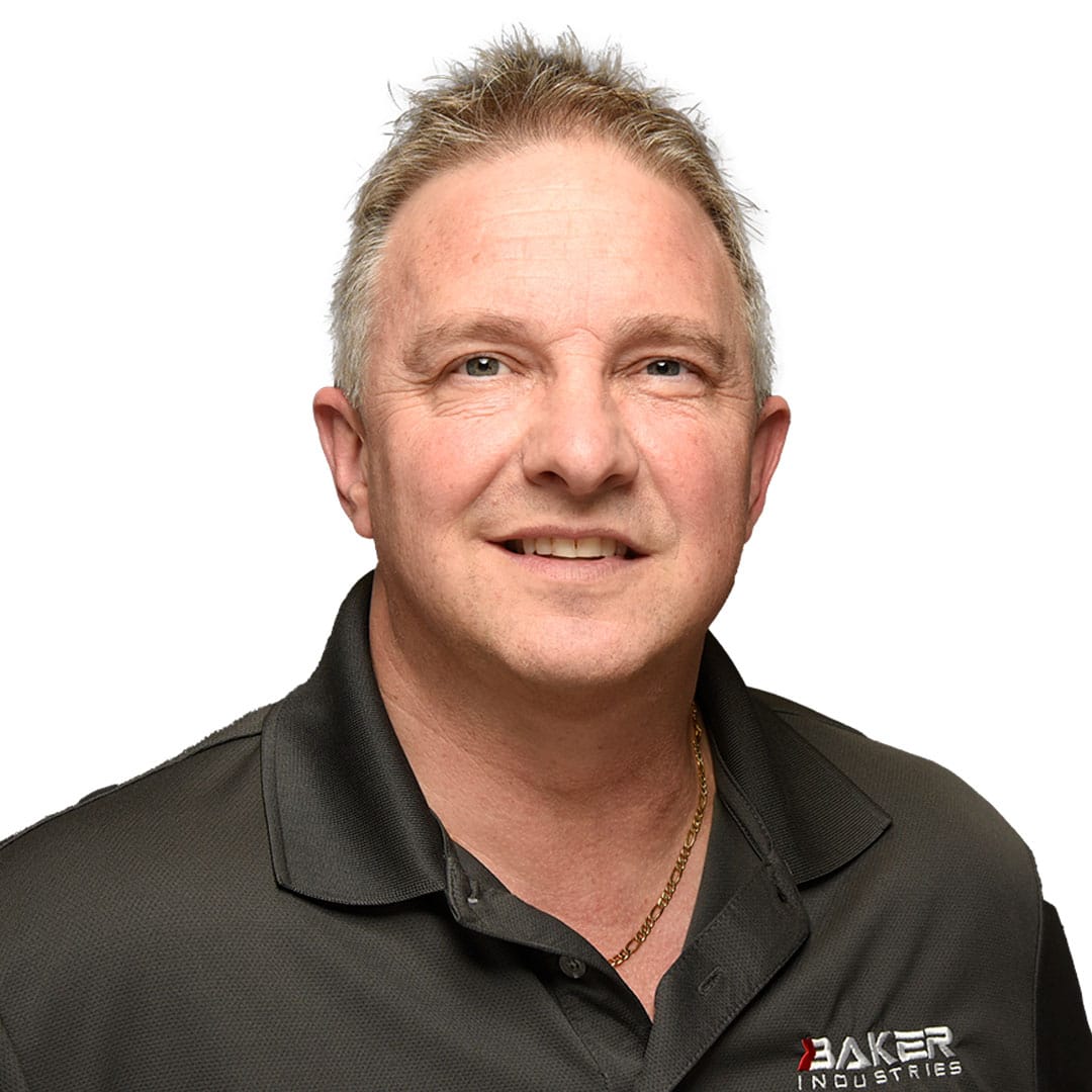 A headshot of Jerry Kablak, Sales & Estimation Manager at Baker Industries