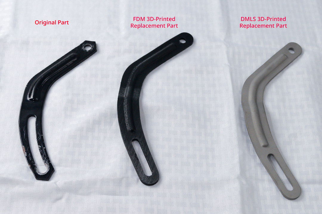 DMLS and FDM 3D-printed automotive aftermarket replacement parts