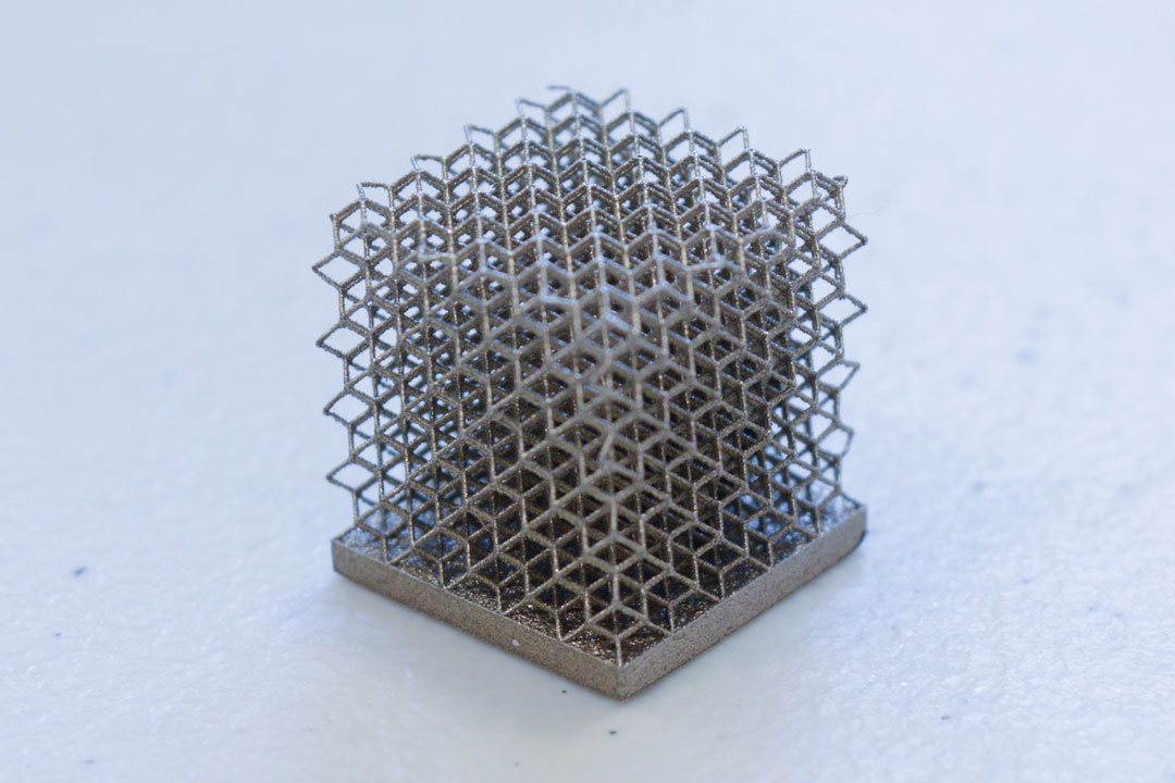 DMLS 3D-printed mesh