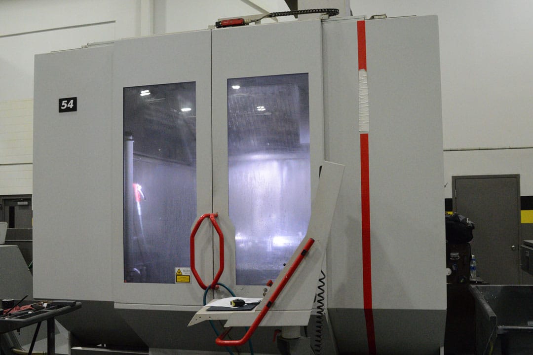 A Hermle C50 five-axis CNC machine at Baker Industries