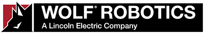 Wolf Robotics, a Lincoln Electric Company, logo
