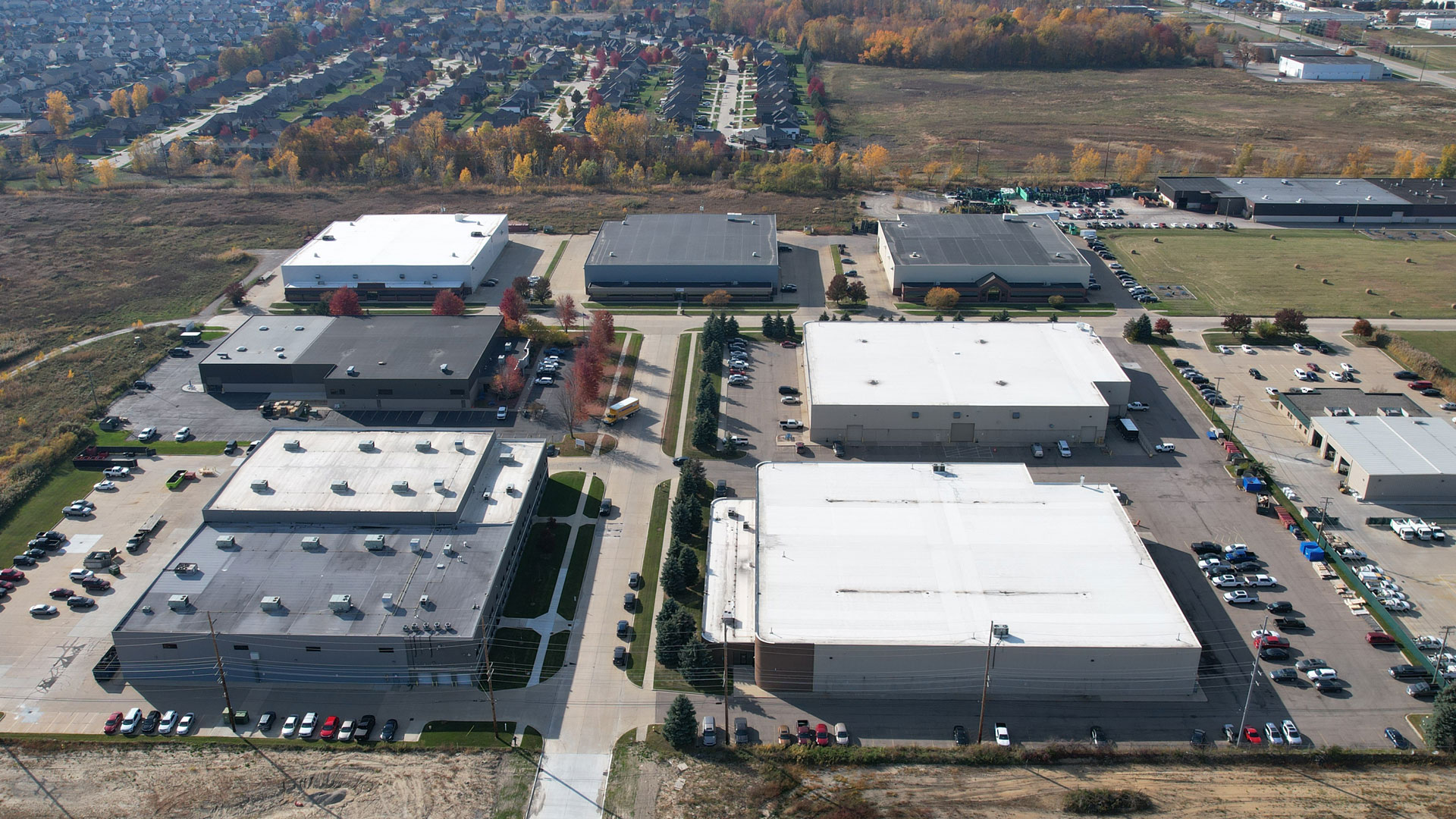 The Baker Industries manufacturing campus in Macomb, Michigan