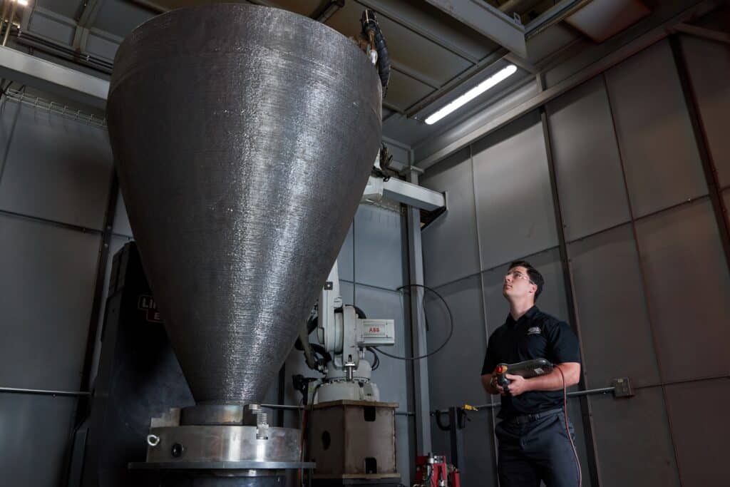 large-scale additive metal manufacturing image